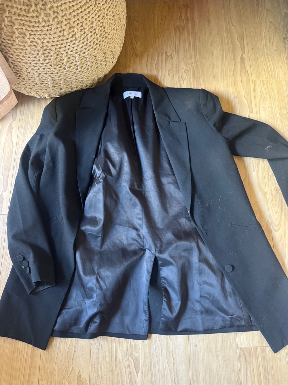 L'Academie Black Women's Tailored Blazer